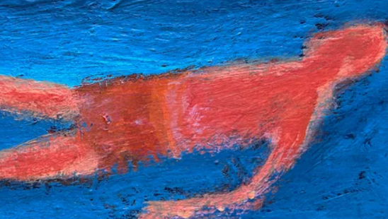 Картина Кэтрин Брэдфорд «Плавающий человек» представлена на благотворительном аукционе