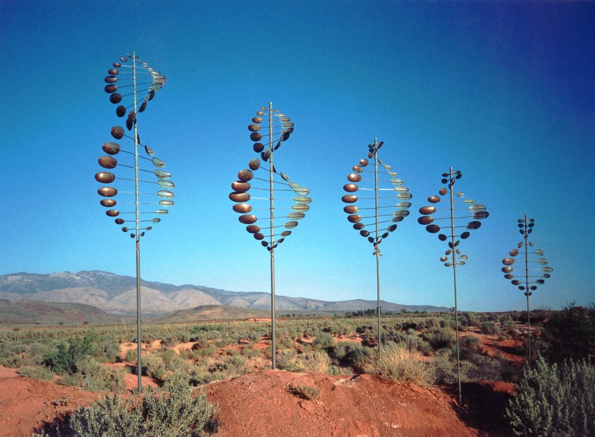 Ветряные кинетические скульптуры Лимэна Уитакера