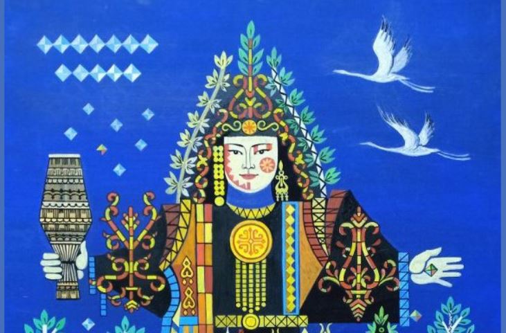 В Национальном музее Якутии открылась выставка-размышление Лены Гоголевой «Люди и птицы»