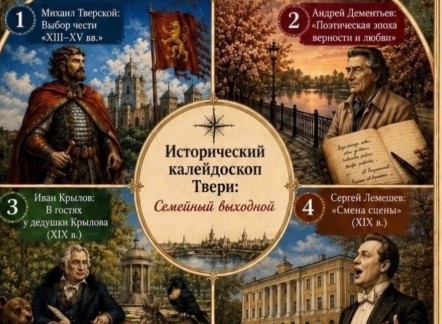 В Твери стартовал семейный квест «Исторический калейдоскоп»