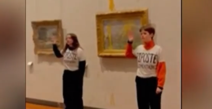 Экоактивисты облили супом картину Клода Моне «Весна» в Лионе